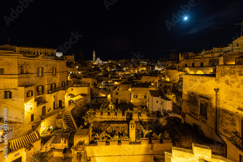 Matera by night photo