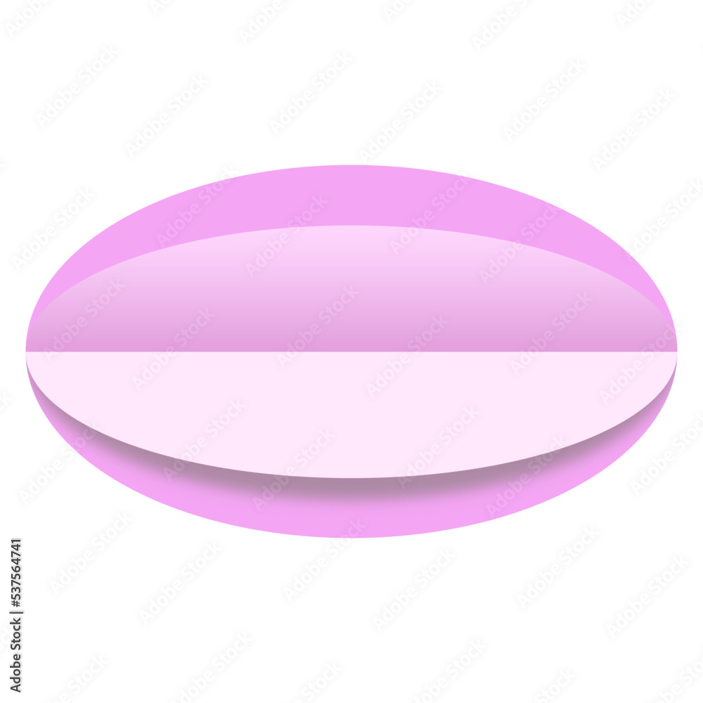 paper cut oval