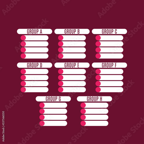 football grub chart .for sport tournament
