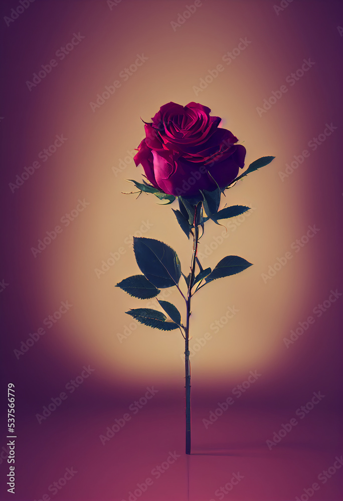Obraz premium A red rose floral design background backdrop