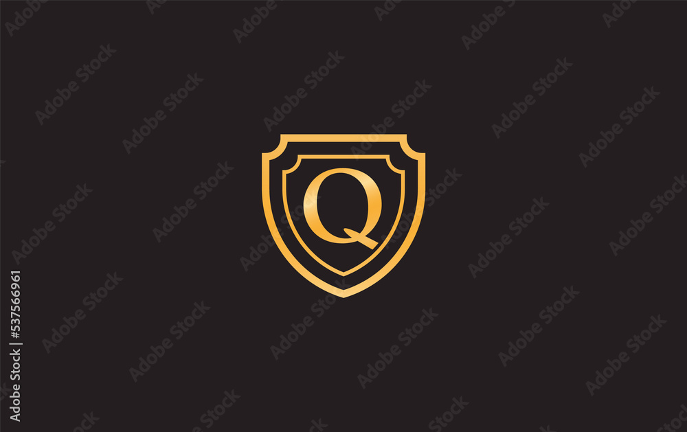 Double shield and golden elegant logo symbol design image with alphabets for professional brand and business Double shield and golden elegant logo symbol design image with alphabets for professional brand and business