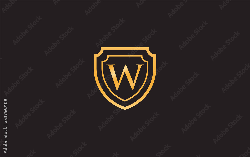 Double shield and golden elegant logo symbol design image with alphabets for professional brand and business Double shield and golden elegant logo symbol design image with alphabets for professional brand and business