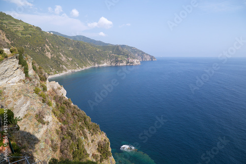View of the Cinque Terre National Park, Liguria, Italy, Europe
