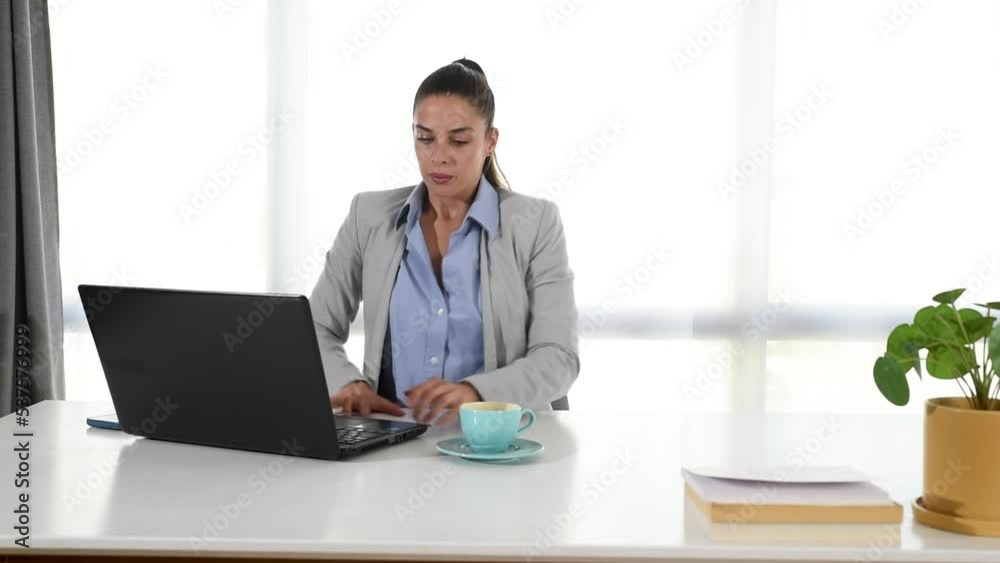 Frustrated annoyed woman confused by computer problem, annoyed businesswoman feels indignant about laptop crash, bad news online or disgusting video on web, stressed student looking at broken pc Frustrated annoyed woman confused by computer problem, annoyed businesswoman feels indignant about laptop crash, bad news online or disgusting video on web, stressed student looking at broken pc