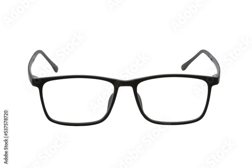 Eyeglass frames, lenses, various colors, both metal and plastic, on a beautiful colored background.