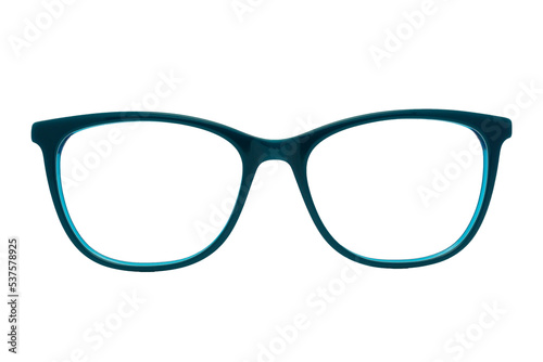 Obraz na plátně Eyeglass frames and lenses in many colors, both metal and plastic