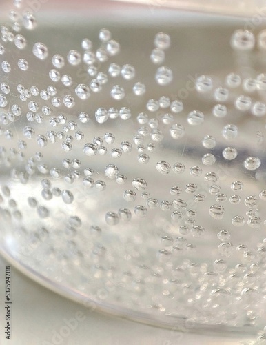 water drops on a glass