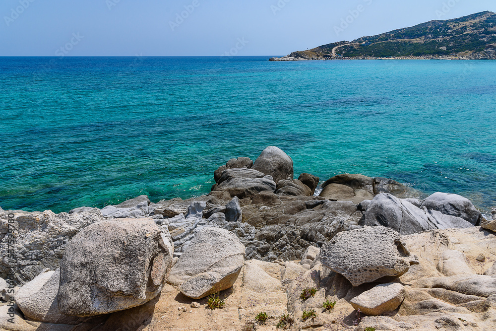 Kriaritsi Beach in Sithonia on the Halkidiki peninsula in Greece Kriaritsi Beach in Sithonia on the Halkidiki peninsula in Greece