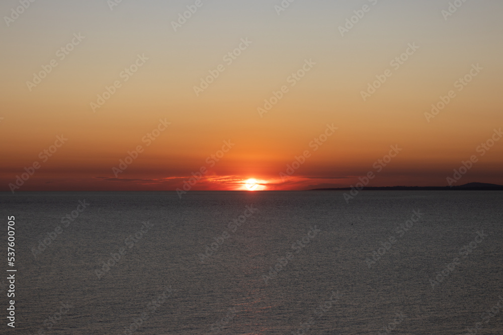 Obraz premium Atardecer de Uruguay