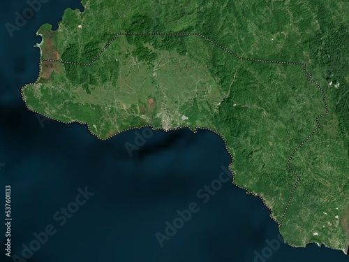 Westmoreland, Jamaica. Low-res satellite. No legend photo