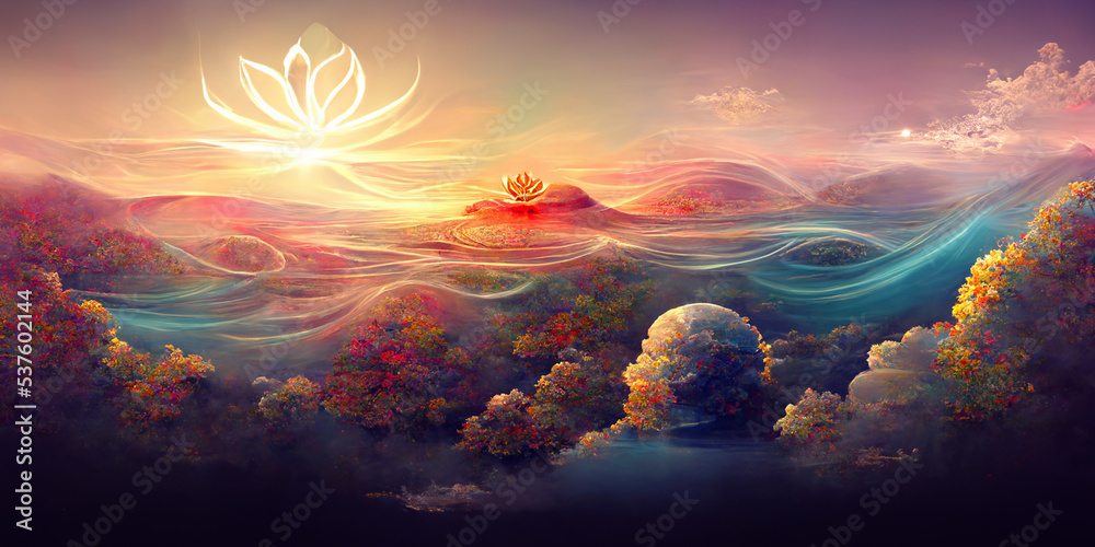 Fototapeta premium visualization of space