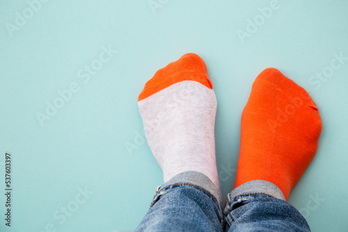 Konstfotografi Odd socks day concept