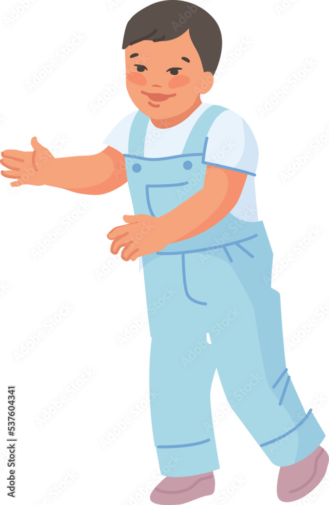 Baby boy walking. First steps. Smiling kid Baby boy walking. First steps. Smiling kid
