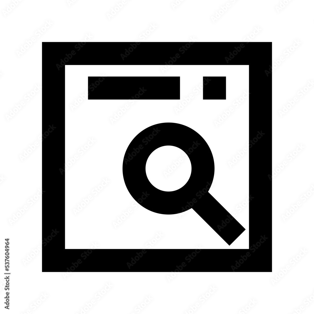 Search Web Flat Vector Icon Search Web Flat Vector Icon