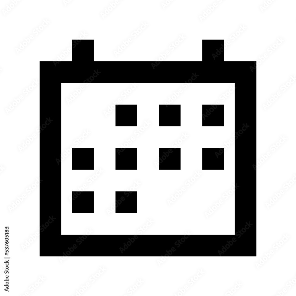 Calendar Flat Vector Icon Calendar Flat Vector Icon
