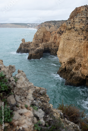 Beautiful beaches by the ocean in Portugal