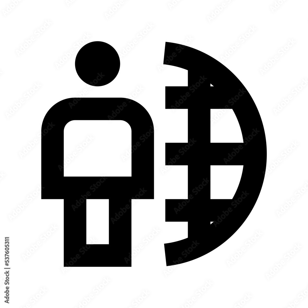 Global Services Flat Vector Icon Global Services Flat Vector Icon