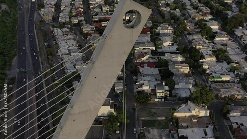 Puente Atirantado en Monterrey, Nuevo León, México. photo
