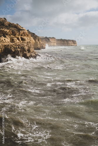 Beautiful beaches by the ocean in Portugal