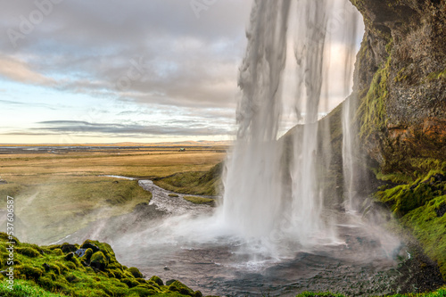 The Seljalandsfoss waterfall in Iceland