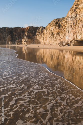 Beautiful beaches by the ocean in Portugal