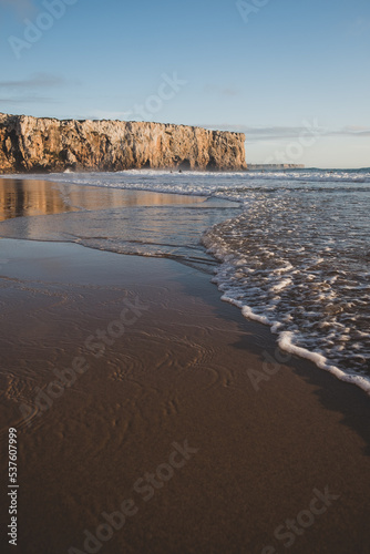 Beautiful beaches by the ocean in Portugal