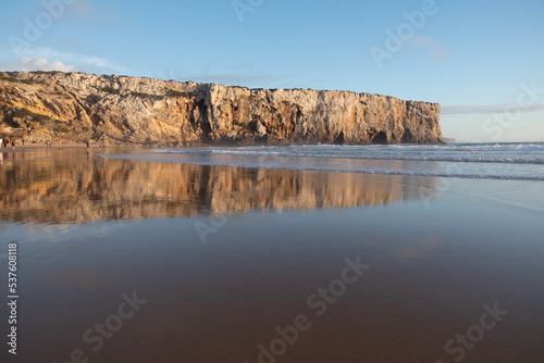 Beautiful beaches by the ocean in Portugal