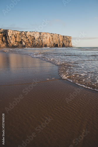 Beautiful beaches by the ocean in Portugal