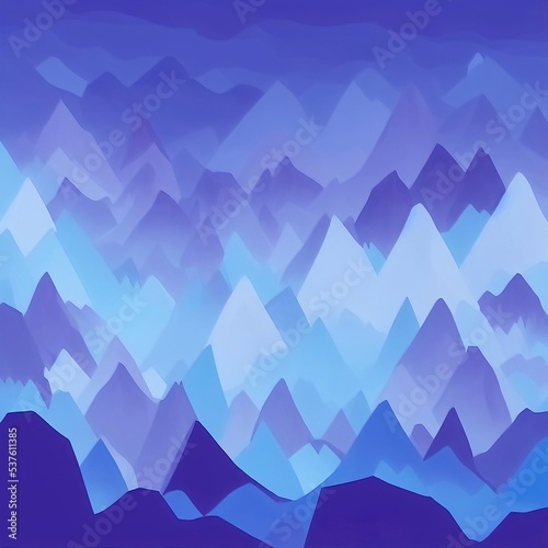 Hand drawn minimalist design mountains landscape set. album art cover. series of rolling hills and sky paintings. colorful, various, natural. © xxxstudio