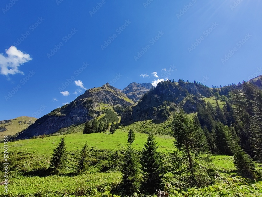 Naklejka premium Gipfelblick