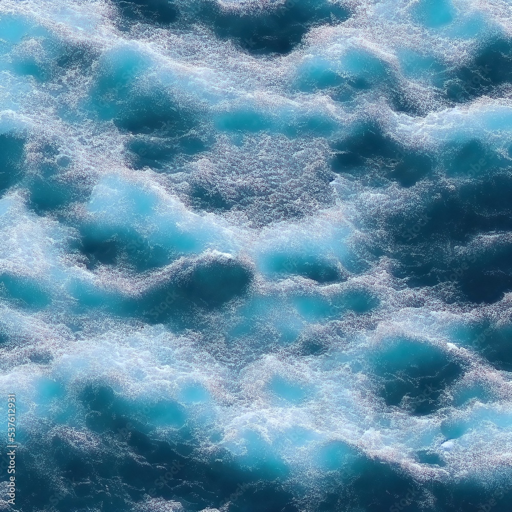 Fototapeta premium various overlooking ocean wave pattern set. photographic high detailed texture. 3d rendering illustration.