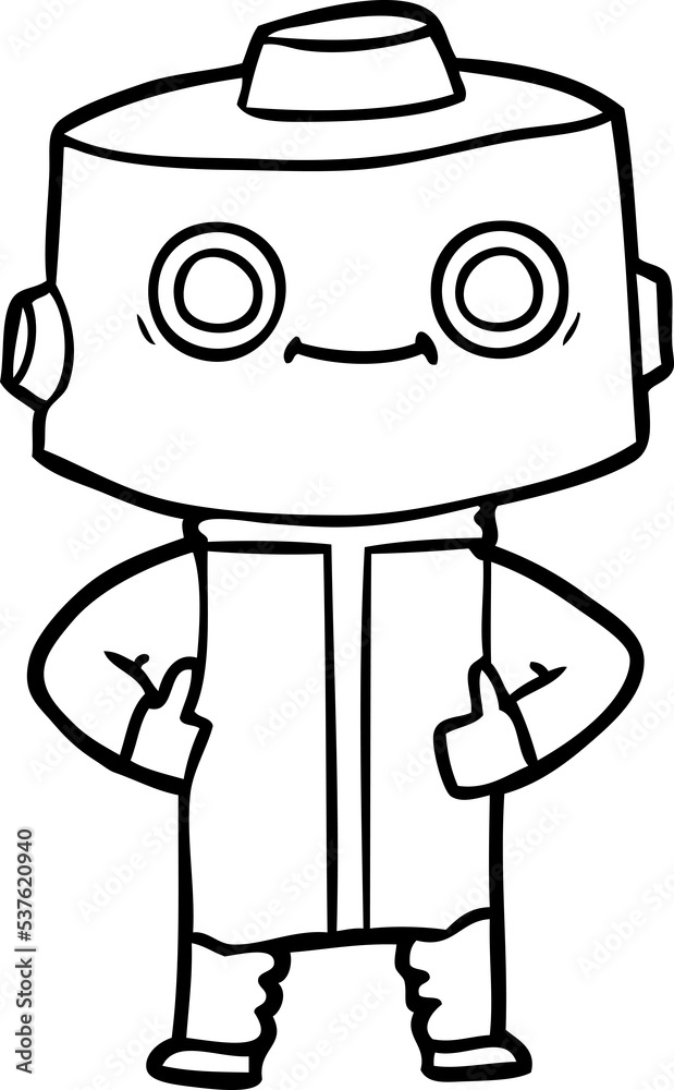 cartoon robot cartoon robot
