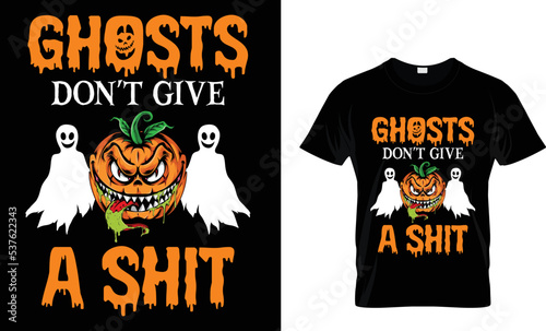 GHOSTS DON'T GIVE A SHIT...T-SHIRT DESIGN