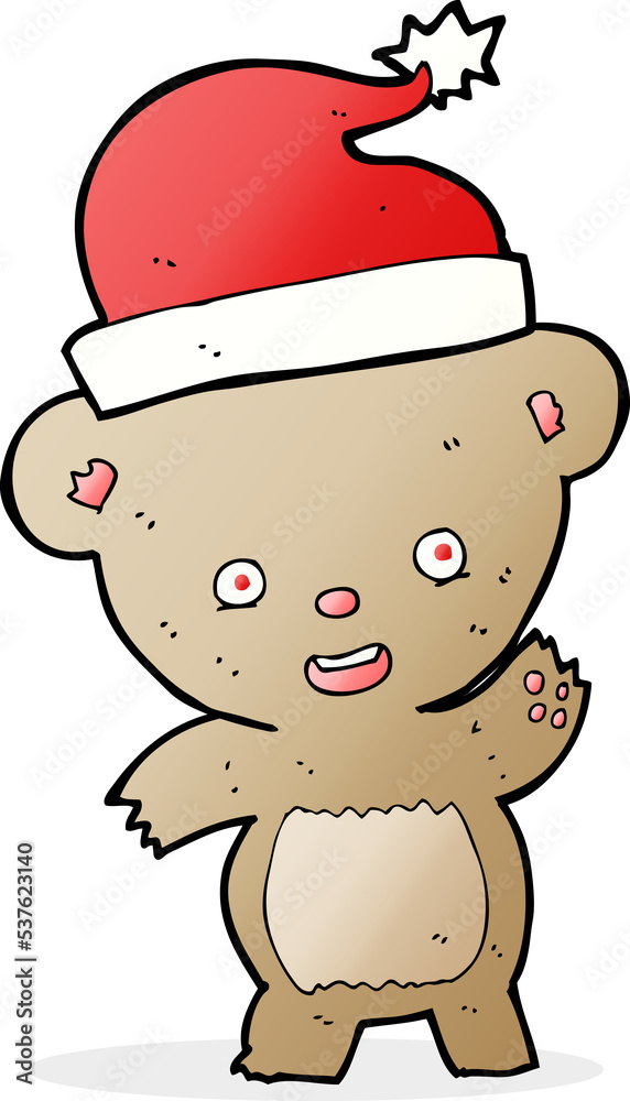 cartoon christmas teddy bear cartoon christmas teddy bear
