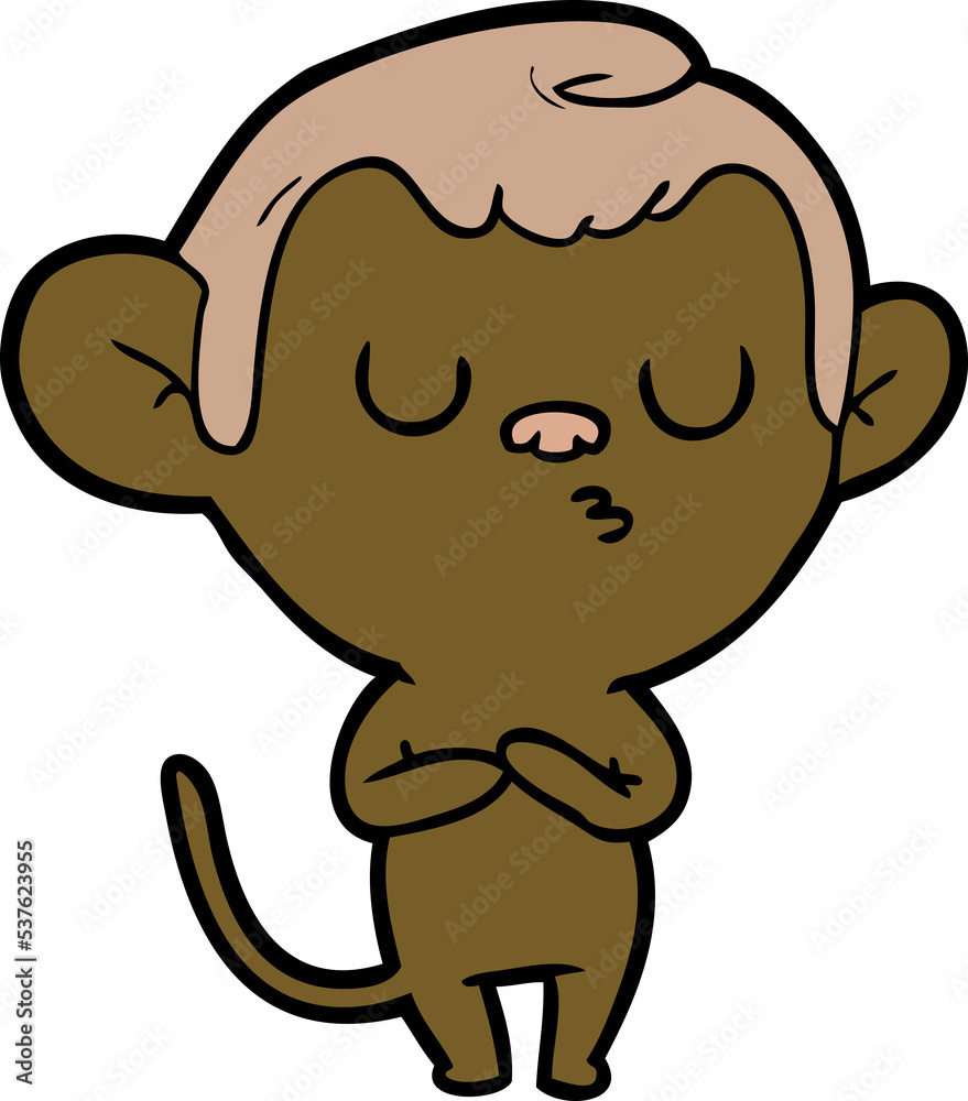cartoon monkey cartoon monkey