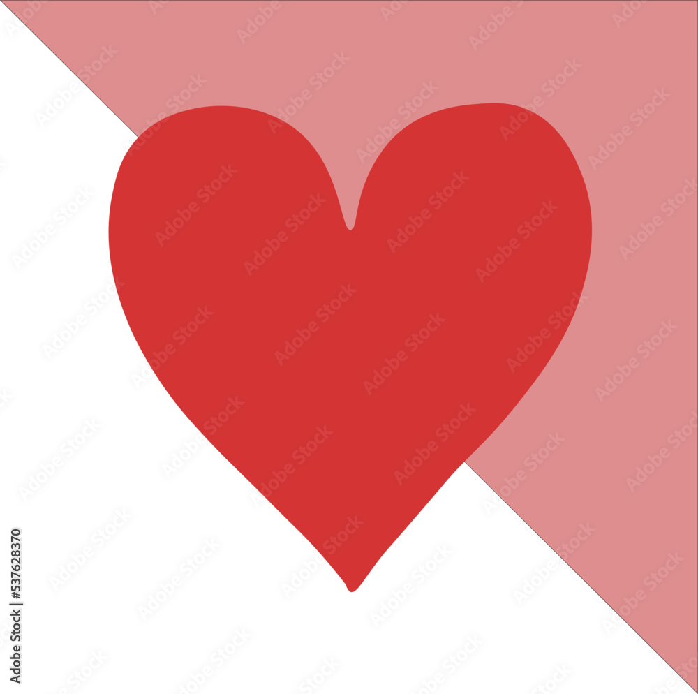 Obraz premium red heart