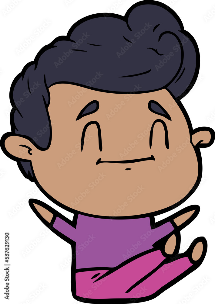 happy cartoon man happy cartoon man
