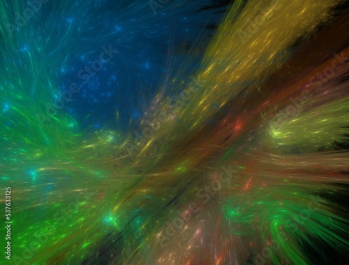 Imaginatory fractal abstract background Image