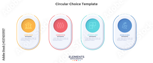 Modern Geometric Infographic Template