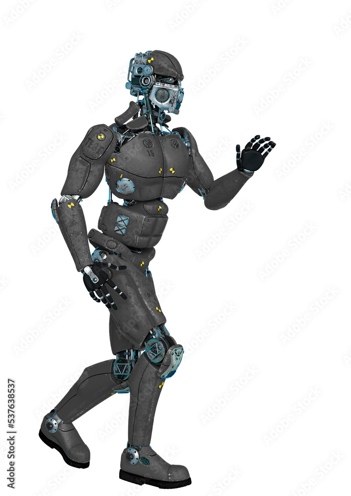 test machine is walking test machine is walking
