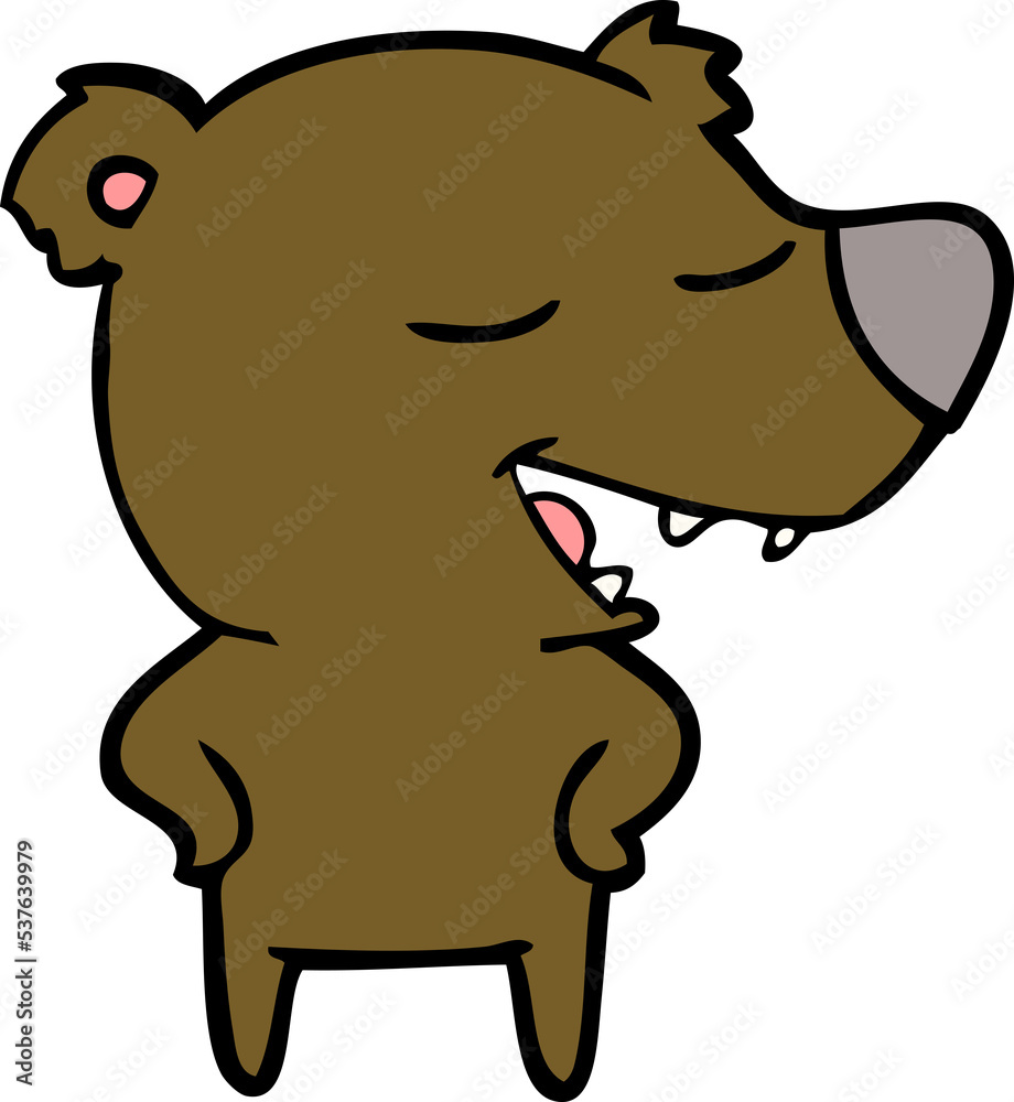 Fototapeta premium cartoon bear