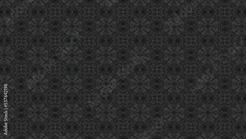 Wallpaper Mural Abstract black geometric kaleidoscope background. 4K seamless pattern. Beautiful kaleidoscope mosaic texture. Torontodigital.ca