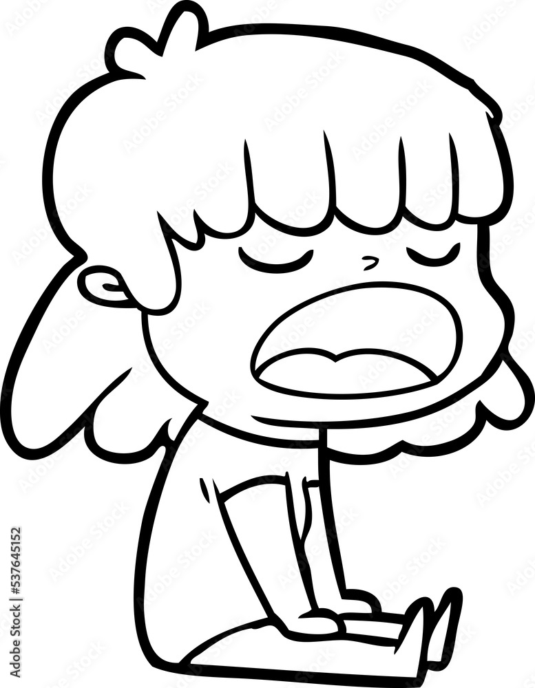 cartoon woman talking loudly cartoon woman talking loudly
