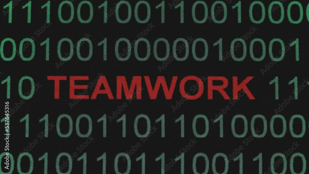 Broken teamwork data on the screen glitch effect Broken teamwork data on the screen glitch effect