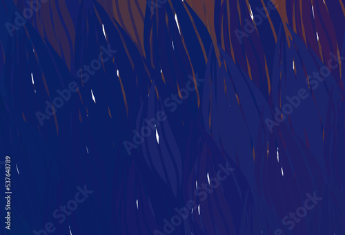 Dark Blue, Yellow vector background with wry lines.