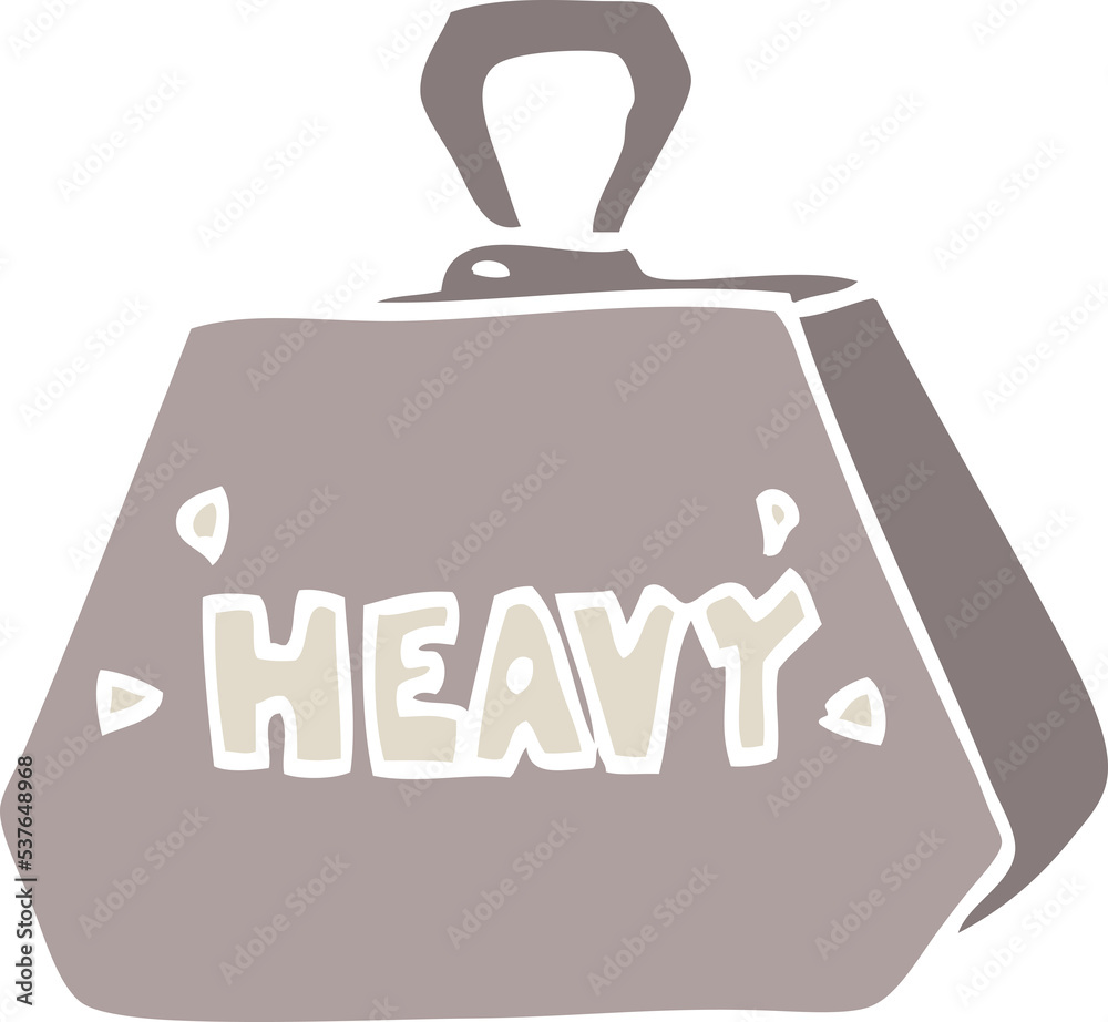 flat color illustration cartoon heavy weight flat color illustration cartoon heavy weight