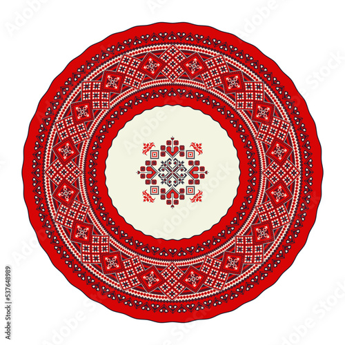 Romanian round design element 29