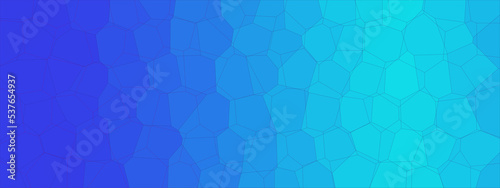 Abstract light blue polygon background. Ultrawide blue gradient geometric pattern. Abstract light blue ultrawide polygon texture.