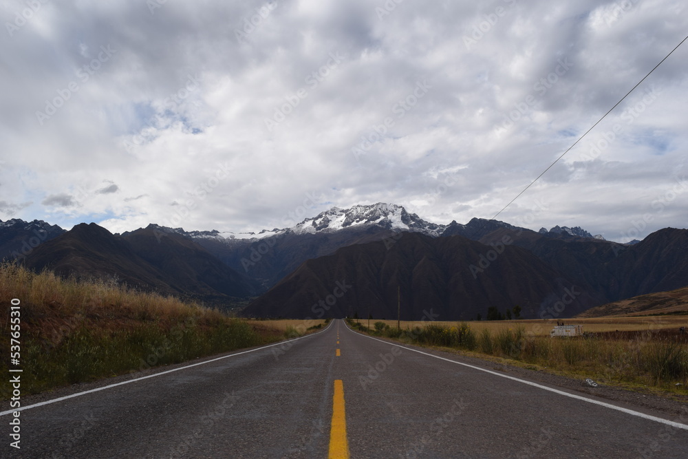 Naklejka premium Road to Machu Picchu