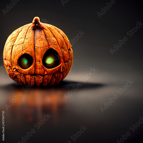 Obraz na płótnie halloween pumpkin scary lantern backdrop wallpaper w salonie